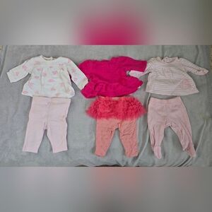 Bundle Of Girl Baby Outfit Sets 3 Month